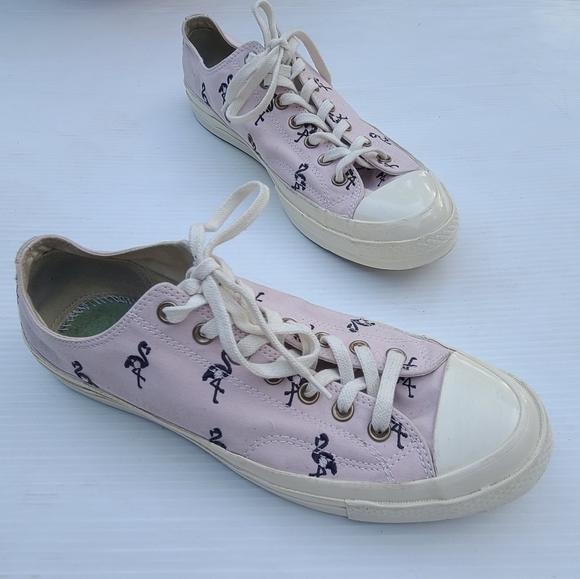 CONVERSE Chuck Taylor lavender flamingo printed Sneakers - Picture 6 of 10